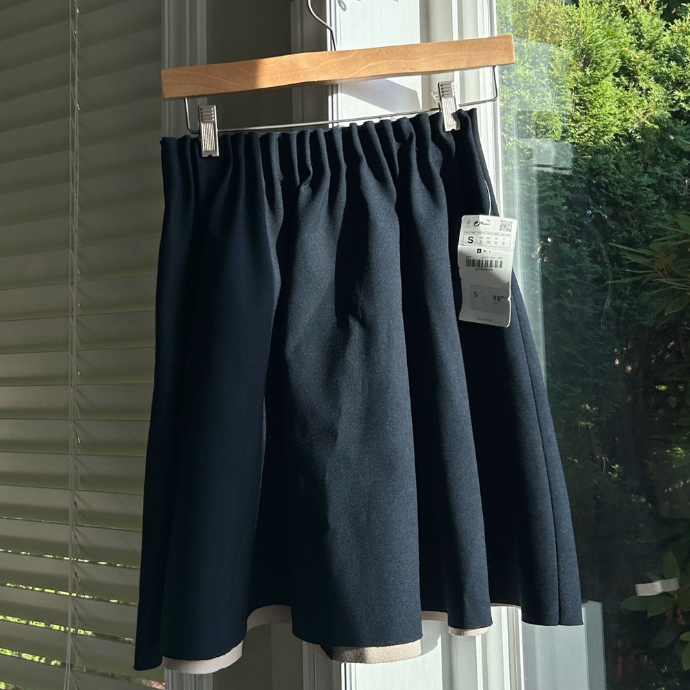 NEW Zara circle A line skirt